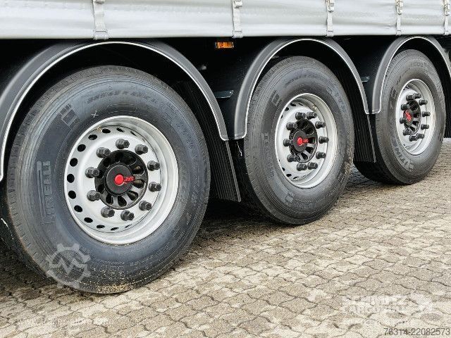 Open semitrailer with tarp Berger Curtainsider Standard Getränke
