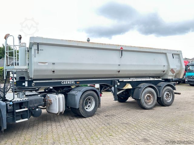 Tipper semitrailer CARNEHL Kippauflieger mit 2 Achsen Stahl