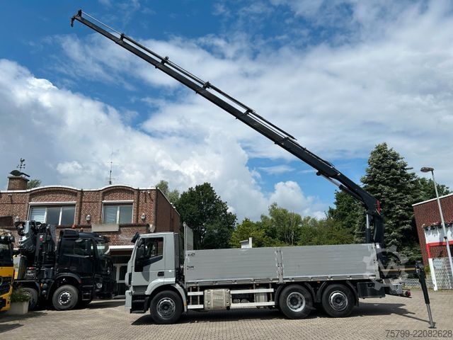 Truck mounted crane IVECO Pritsche + HIAB HIDUO 228 Kran