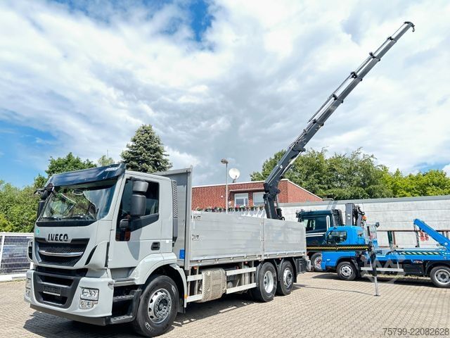 Truck mounted crane IVECO Pritsche + HIAB HIDUO 228 Kran