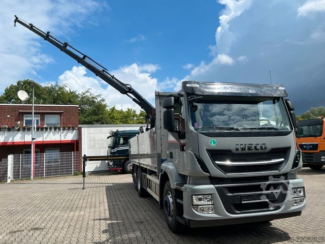 Truck mounted crane IVECO Pritsche + HIAB HIDUO 228 Kran