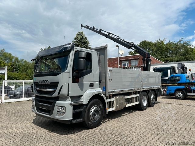 Truck mounted crane IVECO Pritsche + HIAB HIDUO 228 Kran