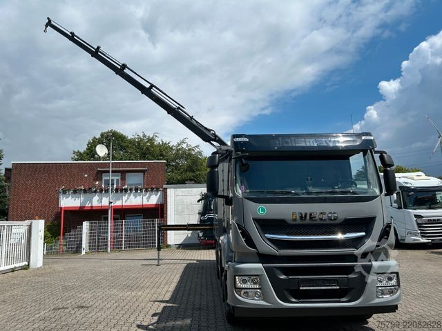 Truck mounted crane IVECO Pritsche + HIAB HIDUO 228 Kran