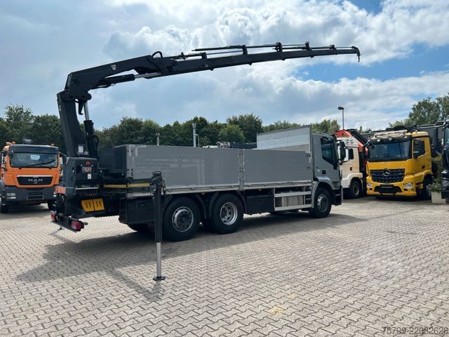 Truck mounted crane IVECO Pritsche + HIAB HIDUO 228 Kran