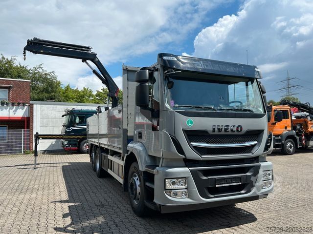 Truck mounted crane IVECO Pritsche + HIAB HIDUO 228 Kran