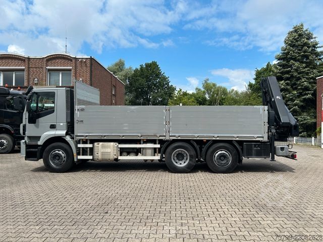 Truck mounted crane IVECO Pritsche + HIAB HIDUO 228 Kran