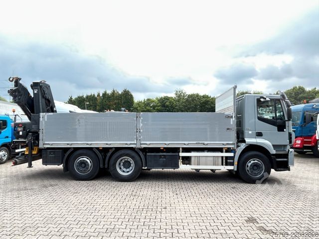 Truck mounted crane IVECO Pritsche + HIAB HIDUO 228 Kran