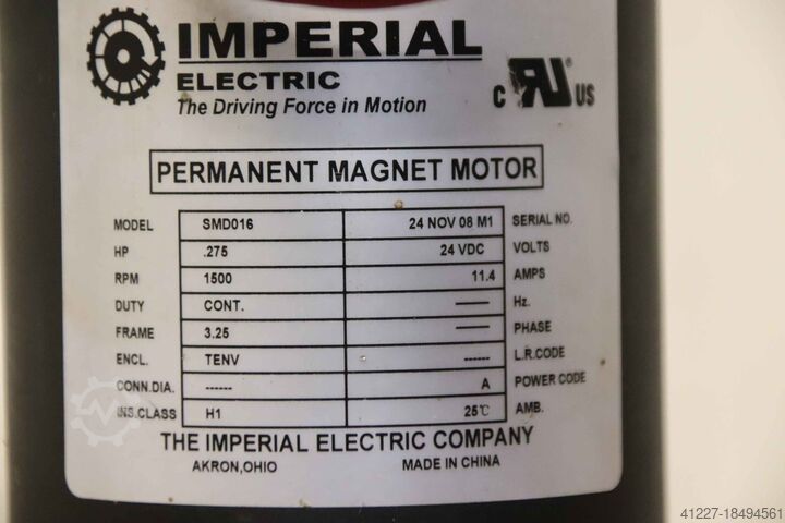 DC motor 24 VDC 0.2 kW 1500 rpm Imperial SMD016