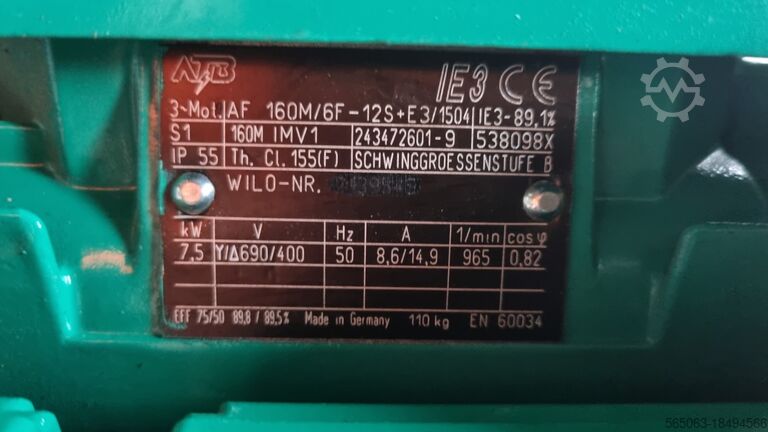 Vacuum pump Wilo IL 200/260-7,5/6