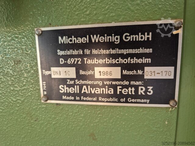 Angular window machining center Weinig Unicontrol 10-2