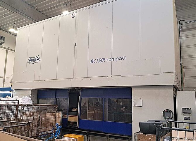 CNC 5-Axes Machining Center Maka Systems GmbH Moving Beam BC150t compact