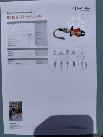 Cable cutter Holmatro Mobile Cutter ICU 05 A 30