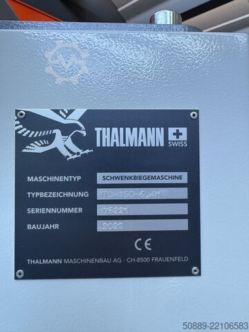Sheet metal folder Thalmann TD 150