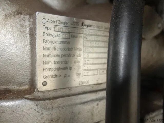 Fire engine Mercedes-Benz Atego 1326 ziegler pump