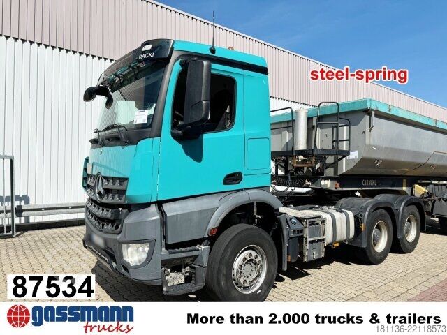 Standard SZM Mercedes-Benz Arocs 3343 S 6x4, Full Steel, 3x Vorhanden!