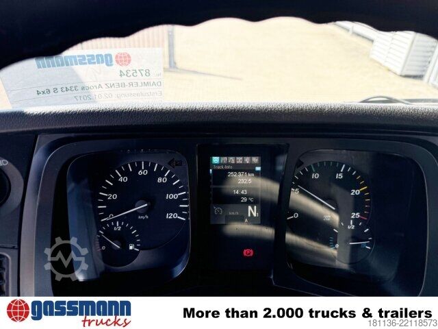 Standard SZM Mercedes-Benz Arocs 3343 S 6x4, Full Steel, 3x Vorhanden!