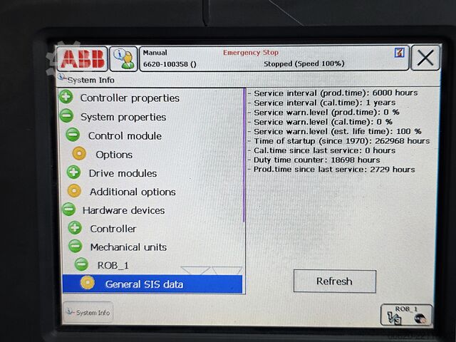 Industrial robot ABB IRB 6620-150/2.2