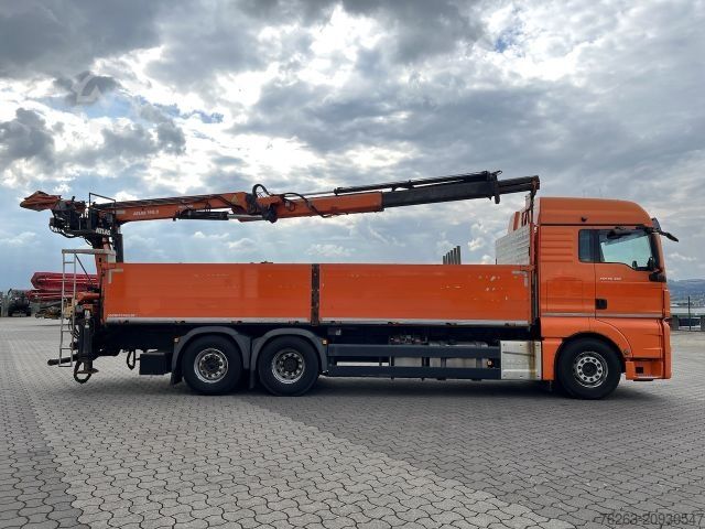 Truck mounted crane MAN TGX 26.480 6x2 Atlas 145.2 Kran Baustoff / AHK