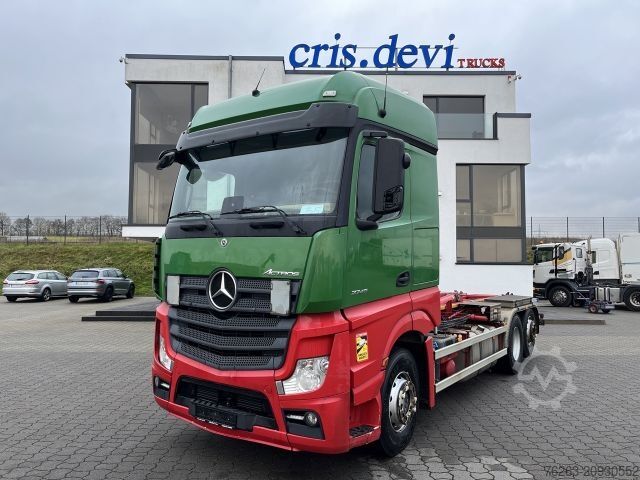 Roll-off tipper truck MERCEDES-BENZ Actros 2745 6x2 Gergen 21/70 Abrollkipper