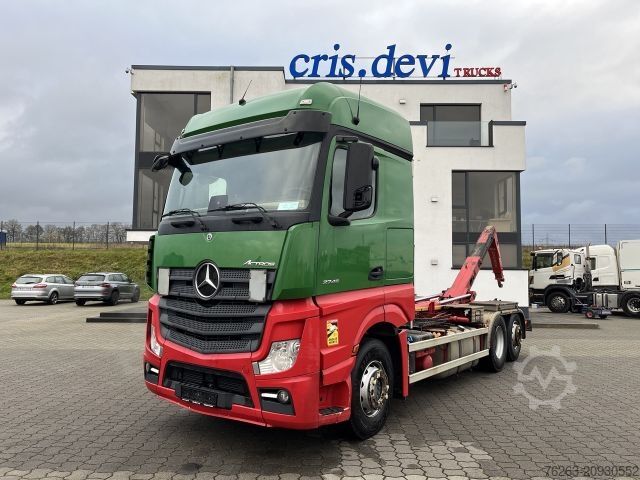 Roll-off tipper truck MERCEDES-BENZ Actros 2745 6x2 Gergen 21/70 Abrollkipper