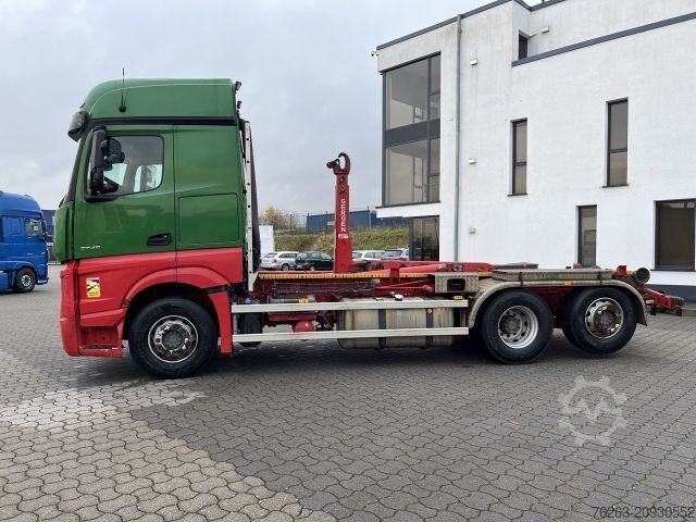 Roll-off tipper truck MERCEDES-BENZ Actros 2745 6x2 Gergen 21/70 Abrollkipper