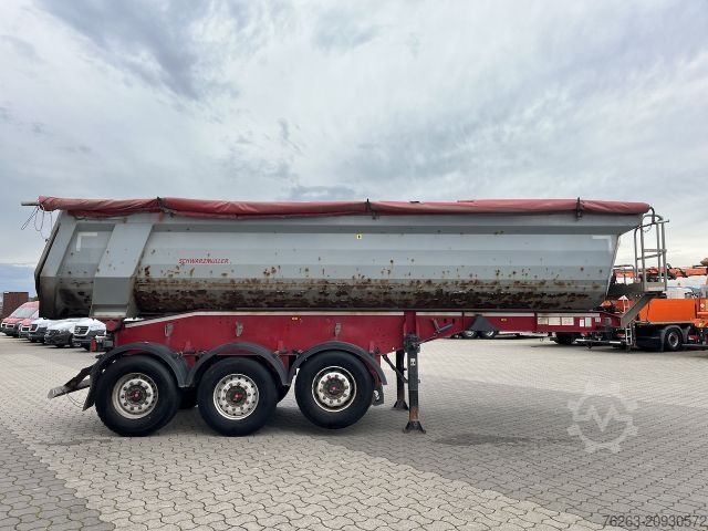 Tipper semitrailer SCHWARZMÜLLER SK Kippauflieger Stahlmulde / Liftachse