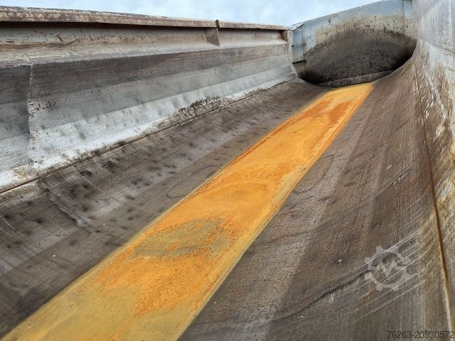 Tipper semitrailer SCHWARZMÜLLER SK Kippauflieger Stahlmulde / Liftachse