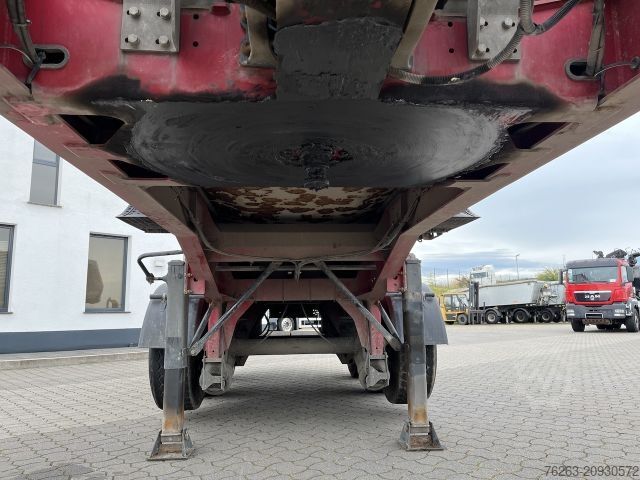 Tipper semitrailer SCHWARZMÜLLER SK Kippauflieger Stahlmulde / Liftachse