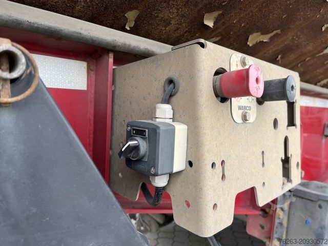 Tipper semitrailer SCHWARZMÜLLER SK Kippauflieger Stahlmulde / Liftachse