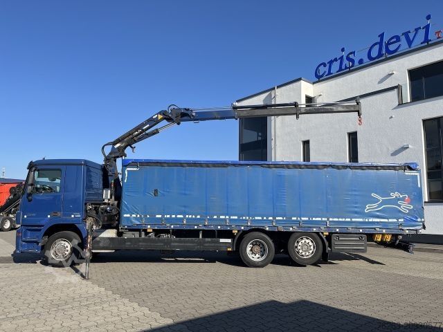 Flatbed truck with tarp MERCEDES-BENZ 2541 6x2 Atlas 135.2E Pritsche 8,20 m