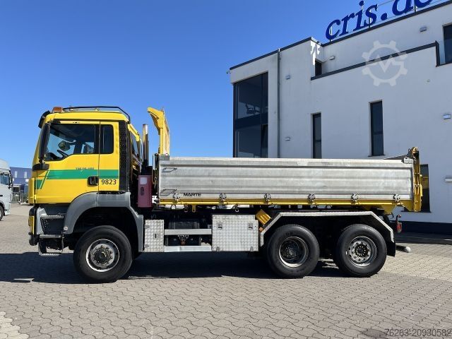 Tipper truck MAN TGS 28.480 6x4 4x4 Dreiseitenkipper Allrad Lifta
