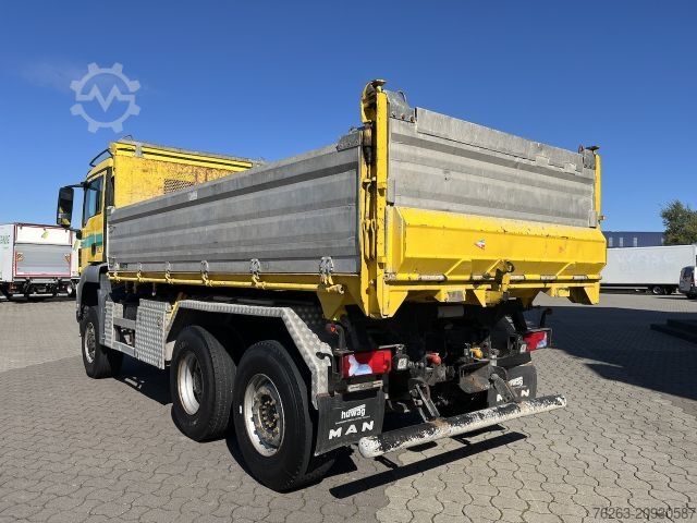 Three-sided tipper truck MAN TGS 28.480 6x4 4x4 Dreiseitenkipper Liftachse