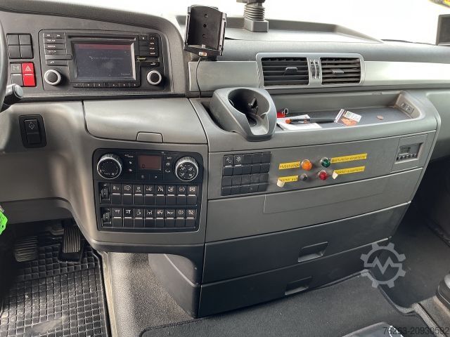 Flatbed truck MAN TGX 26.480 6x2 Atlas 145.2 Kran Baustoff / AHK