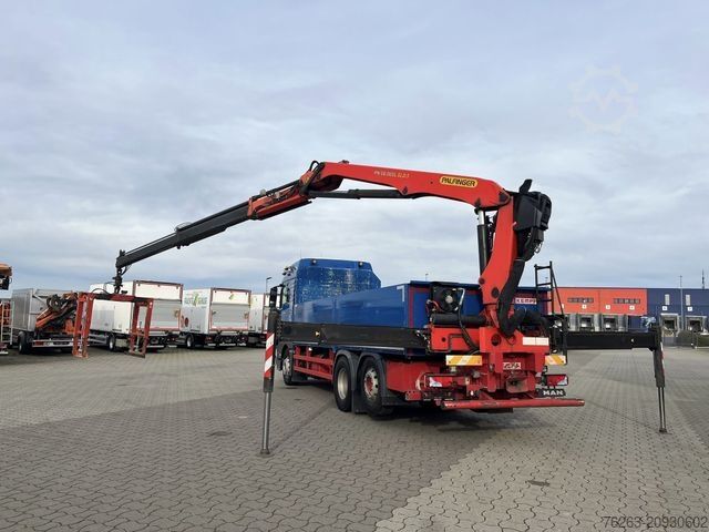Truck mounted crane MAN TGX 26.500 6x2 Palfinger 18001 SLD 3 Baustoff