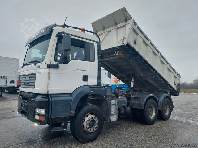 Three-sided tipper truck MAN TGA 26.430 BB 6x4 Meiller