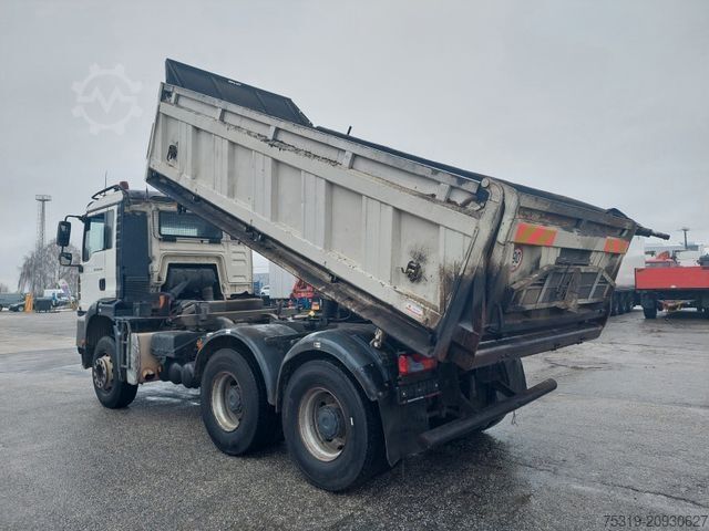 Three-sided tipper truck MAN TGA 26.430 BB 6x4 Meiller