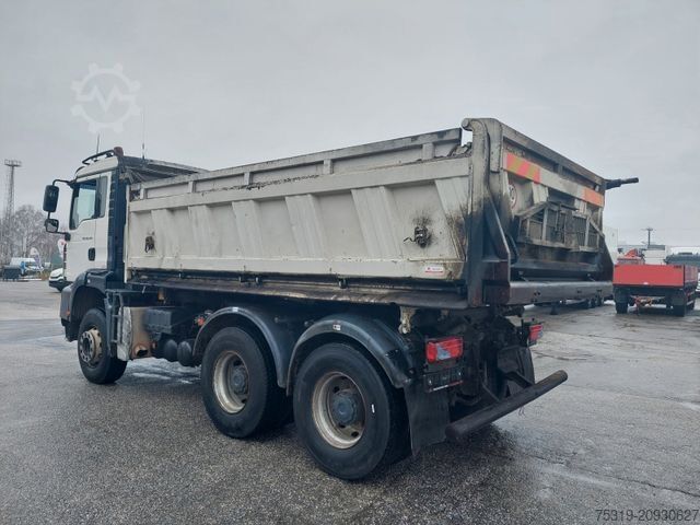 Three-sided tipper truck MAN TGA 26.430 BB 6x4 Meiller