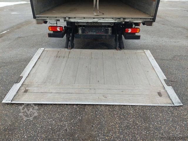 Transporter mit Pritsche & Plane IVECO 75E21 4x2 LBW Nutzlast 3t 18 Paletten