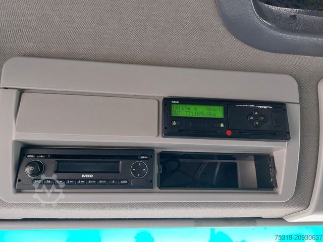 Transporter mit Pritsche & Plane IVECO 75E21 4x2 LBW Nutzlast 3t 18 Paletten