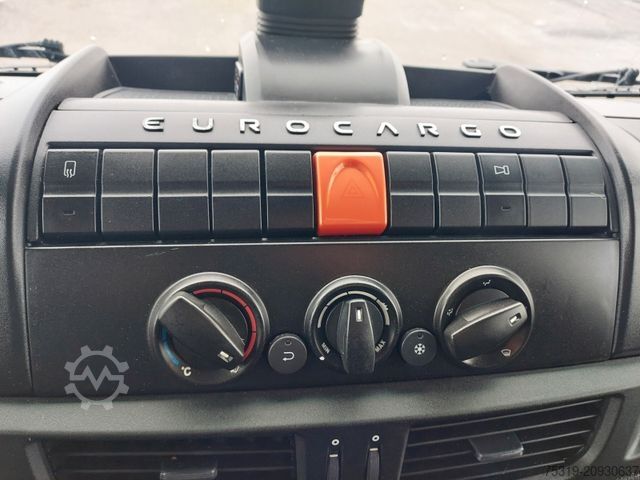 Curtain sider van IVECO 75E21 4x2 LBW Nutzlast 3t 18 Paletten