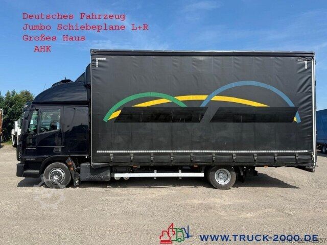 LKW mit Pritsche & Plane Iveco 100E220 Jumbo Schiebeplanen Gr. Haus Standklima