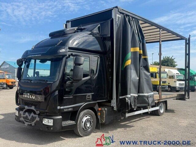 LKW mit Pritsche & Plane Iveco 100E220 Jumbo Schiebeplanen Gr. Haus Standklima