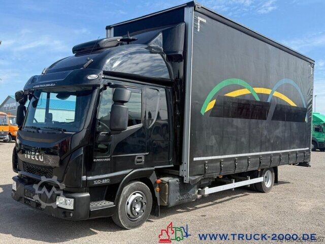 LKW mit Pritsche & Plane Iveco 100E220 Jumbo Schiebeplanen Gr. Haus Standklima