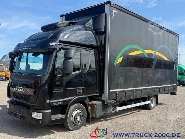 Transporter mit Pritsche & Plane Iveco 80E220 Jumbo Schiebeplanen Gr. Haus Standklima