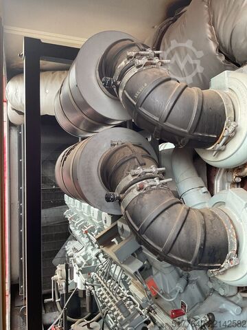 Motor Mitsubishi S16R, 2000KVA. Low hours and very complete