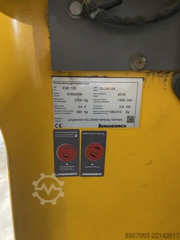 Niederhubwagen Jungheinrich ESE 120