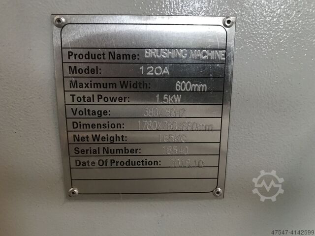 20-29-551 Brush sanding machine WOODLAND MACHINERY DTW-120A