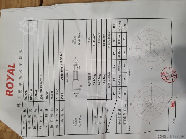 RB4013 Spindle Cartridge 10K with CTS UVA