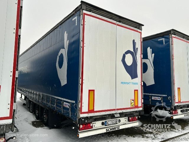 Open semitrailer with tarp Schmitz Cargobull Schiebeplane Mega