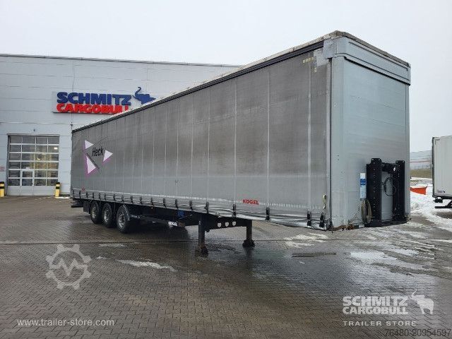 Open semitrailer with tarp Kögel Schiebeplane Mega